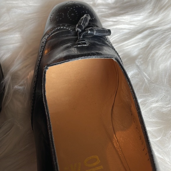 Salvatore Ferragamo Tassle block heel Sz. 7.5 - Picture 9 of 10
